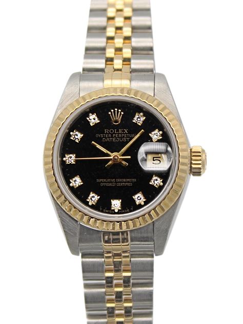 1995 rolex date ladies back of case|Rolex lady Datejust watches.